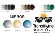 Carica l'immagine nel visualizzatore di Gallery, Se sei sensibile alla luce o sei frequentemente esposto a situazioni di luce molto intensa, le lenti Transitions® XTRActive® new generation sono adatte a te. Le lenti intelligenti alla luce Transitions XTRActive new generation sono xtra-scure e sono state testate da un panel di portatori durante la loro giornata in varie situazioni di luce, con notevoli risultati e un elevato grado di soddisfazione.