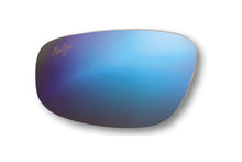 Carica l&#39;immagine nel visualizzatore di Gallery, Il prossimo nella guida ai colori delle lenti Maui Jim è Blue Hawaii. È una lente grigio neutro con uno specchio blu solido.