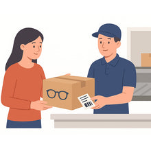 Carica l&#39;immagine nel visualizzatore di Gallery, Il corriere di giarre.com ritirerà la tua montatura a domicilio