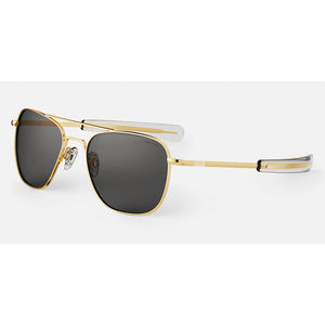 Occhiale da Sole Randolph, Modello: AVIATOR23K Colore: GoldAmericanGrayPolarized