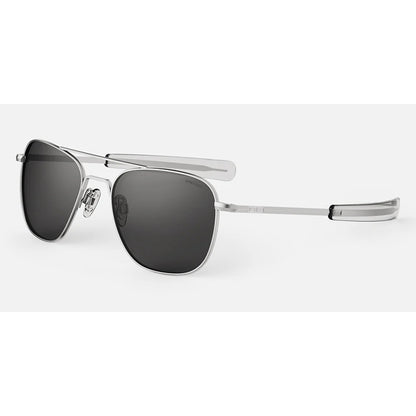 Occhiale da Sole Randolph, Modello: AVIATOR Colore: MatteChromeAmericanGray