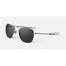 Carica l&#39;immagine nel visualizzatore di Gallery, Occhiale da Sole Randolph, Modello: AVIATOR Colore: GunmetalAmericanGray