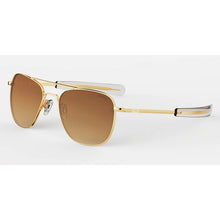 Carica l&#39;immagine nel visualizzatore di Gallery, Occhiale da Sole Randolph, Modello: AVIATOR23K Colore: GoldCapeSand