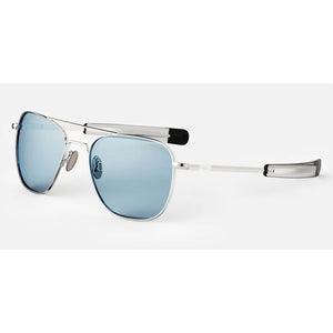 Occhiale da Sole Randolph, Modello: AVIATOR23K Colore: WhiteGoldBlueHydro