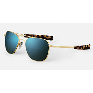 Occhiale da Sole Randolph, Modello: AVIATOR23K Colore: GoldCobalt