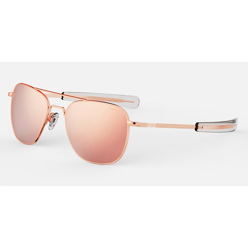 Occhiale da Sole Randolph, Modello: AVIATOR22K Colore: RoseGoldPolarized