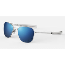 Carica l&#39;immagine nel visualizzatore di Gallery, Occhiale da Sole Randolph, Modello: AVIATOR Colore: MatteChromeAtlanticBluePolarized