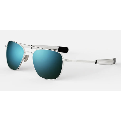 Occhiale da Sole Randolph, Modello: AVIATOR23K Colore: WhiteGoldCobalt