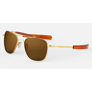 Occhiale da Sole Randolph, Modello: AVIATORII Colore: 23kGoldAmericanTan