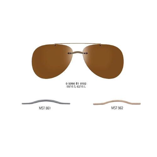 Occhiale da Sole Silhouette, Modello: CLIPON50901 Colore: B10102