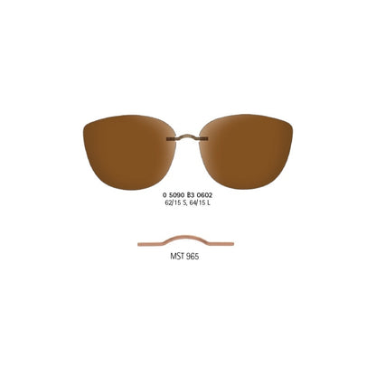 Occhiale da Sole Silhouette, Modello: CLIPON50906 Colore: B30602