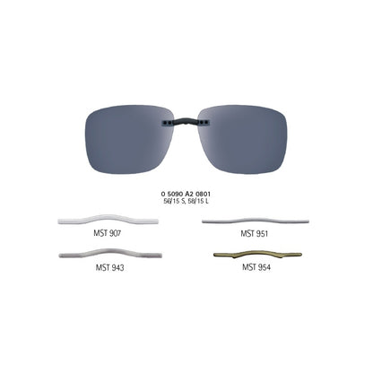 Occhiale da Sole Silhouette, Modello: CLIPON50908 Colore: A20801