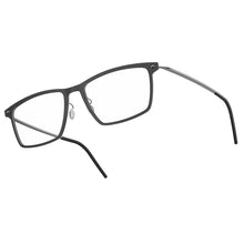 Carica l&#39;immagine nel visualizzatore di Gallery, Front: D16(Matt solid Black) / Temple802: 10 (Matt natural titanium Grey)