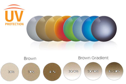 Lenti graduate per Occhiali da Sole: Colore Marrone