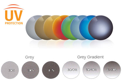 Lenti graduate per Occhiali da Sole: colore Grigio