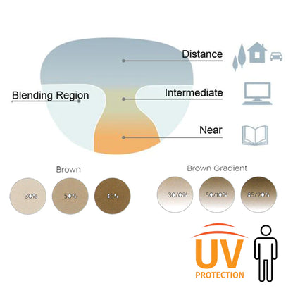 Lenti Progressive Colorate