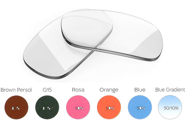 Lenti monofocali graduate con colorazioni classiche