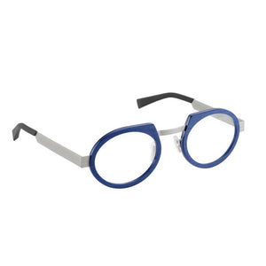 Occhiale da Vista SEEOO, Modello: BigMetalPalladium Colore: Blue