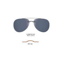 Carica l&#39;immagine nel visualizzatore di Gallery, Occhiale da Sole Silhouette, Modello: CLIPON50901 Colore: A30101