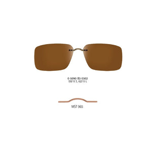Occhiale da Sole Silhouette, Modello: CLIPON50903 Colore: B30302