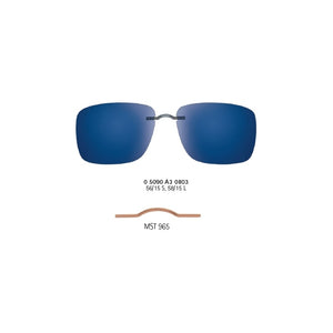 Occhiale da Sole Silhouette, Modello: CLIPON50908 Colore: A30803
