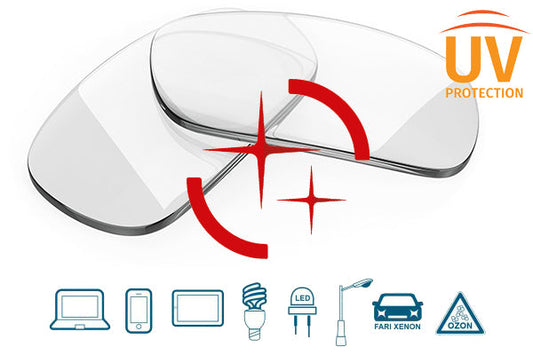 Lenti Graduate con protezione Luce Blu e trattamento antiriflesso.