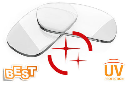 Lenti monfofocali graduate per visione singola  con trattamento antiriflesso e protezione UV